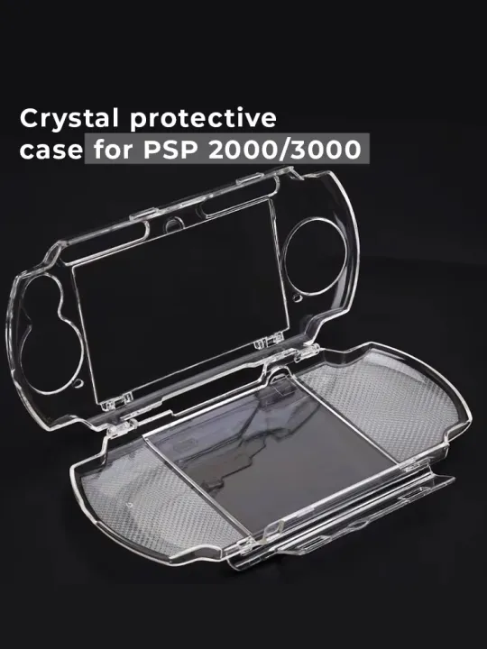 DATA%20FROG%20PSP%20Case%20Crystal%20Clear%20Hard%20Shell%20Protective%20Cover%20for%20PSP%201000%202000%203000%20Console%20Travel%20Carrying%20Case%20-%20Image%205