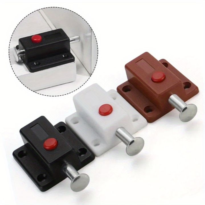 10pcs Cabinet Push Button Spring Latch Plastic Spring Pins Automatic ...