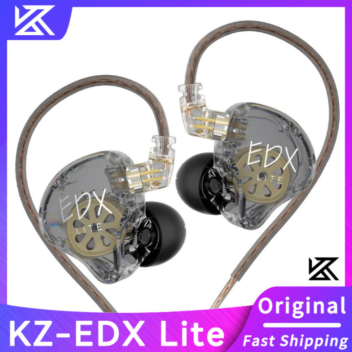 KZ EDX Pro Dual Magnetic Dynamic In-Ear Monitor Earphones - Detachable Cable, 3.5mm Jack