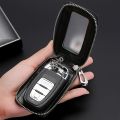 Car Key Fob Case Leather Car Smart Key fob Holder Car Remote Keychain Bag Universal.