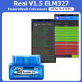JFIND JF327 BLE ELM327 OBD 2 OBD2 Car Diagnostic Tools PIC18F25K80 Bluetooth 5.1 for Android/IOS Car Scanner PK Vgate KONNWEI.