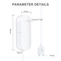 Ewelink Zigbee3.0 Water Sensor Alarm Water Leak Detector Flood Alert Overflow Security Alarm System Works With Zigbee Gateway. 