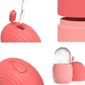Ice Roller for Face & Eyes Silicone – Skin Tightening, Puffiness Removal, Dark Circles, Facial Ice Roller Massager for Glow Skin. 