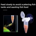 Automatic Fish Feeder Cone Shrimp Egg Worm Funnel Cup Feeding Tool Ring Ornamental Tank Aquarium Accessories With Suction. 