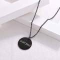 Coin necklace customized best quality stainless steel Coin locket with name of your choice with box packing. 