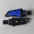 Universal Motorcycle Rear Passenger Foot Pegs Pedals Footrest For Motorcycle Scooter ATV E-Bike Front Foot Rests Aluminium Alloy.