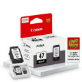 Canon PG 47 Black Cartridge - Genuine Canon Ink Cartridge - Printer Ink Replacement. 