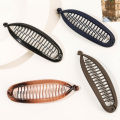 Matte Fish Shaped Hairpin Ponytail Banana Hair Clip Headband For Women Hair Accessories HairgripsTwist Clamp Barrettes Headwear.