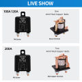 High Current Relay Starting relay 200A 120A 100A 12V 24V Power Automotive Heavy Current Start relay Car relay Truck Motor. 