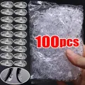 DIY Air Chamber Clear Oval Eyeglass Nose Bracket Silicone Nose Pads Eyewear Bracket Anti-drop Sunglasses Glasses Accessories. 