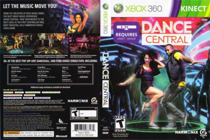 Dance Central - Xbox 360 (Original / Used)