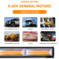 9-80V Led Work Light Vehicle Warning LED Strobe Light Bar Traffic Emergency Flashing Dual Color COB Light Bars For 4x4 Trucks. 
