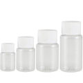 10Pcs 15ml/20ml/30ml/50ml/100ml Refillable Seal Bottles Vials Reagent store Container Plastic Screw cap.