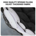 SEAMETAL Motorcycle Seat Cushion Protector Winter Warm Seat Covers Mats Thickened Velvet Seat Pads For Motorbike Electric Bike.