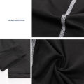 Men's football and basketball leggings, high elasticity training, sports fitness, 7-point leggings, quick drying, breathable. 