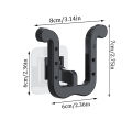 U-shaped Slipper Rack Wall Mounted Perforated Toilet Drainage Storage Rack Bathroom Wall Storage Sandal Rack Bathroom. 