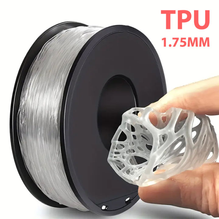 1.75mm TPU Transparent Flexible Filament 1kg/500g/250g 3D Printer ...