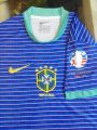 Brazil national football team copa America away half sleeve Jersey Thai premium.