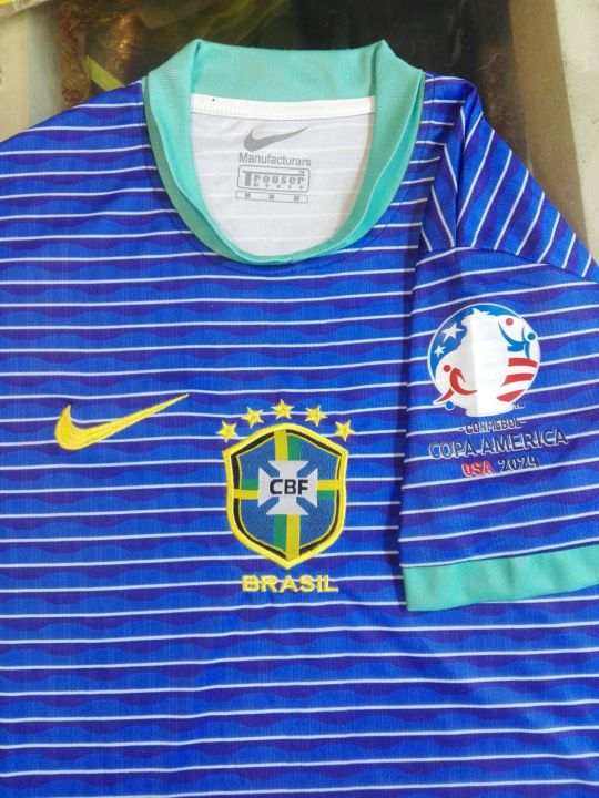 Brazil%20national%20football%20team%20copa%20America%20away%20half%20sleeve%20Jersey%20Thai%20premium%20-%20Image%207