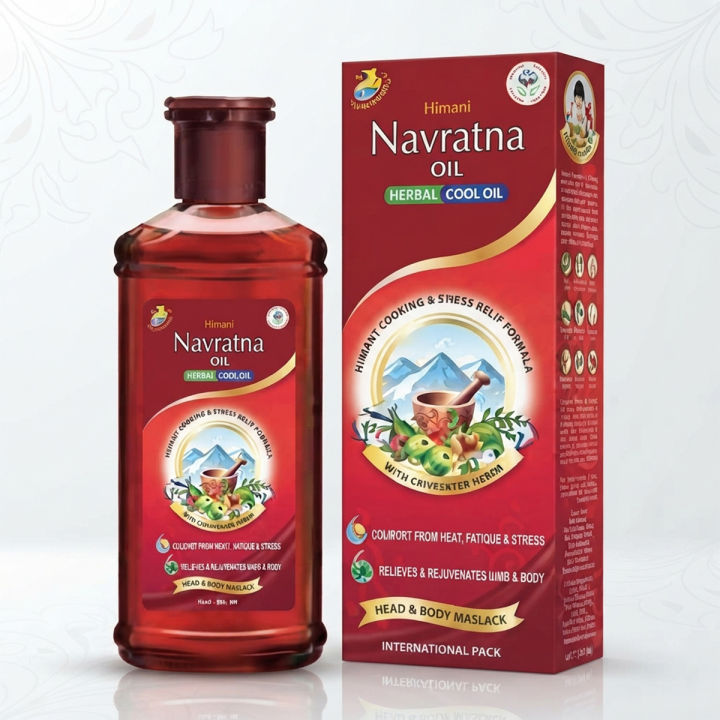 Navoratno Ayurvedic Hair Oil 100ml From India For Men And Women A Nourishing Formula For Healthy Hair