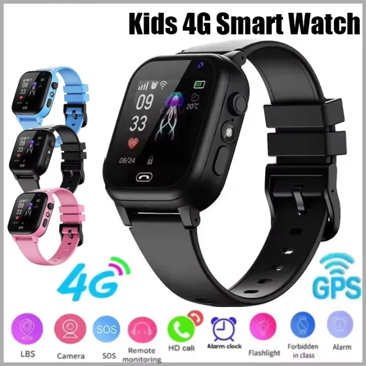 Kids 4G Smart Watch SOS GPS Location Video Call Sim Card Child ...