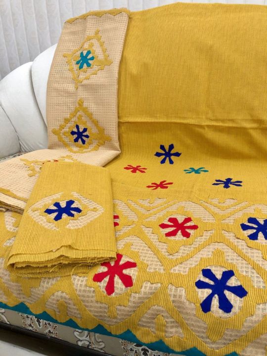 Khaadi Cotton Aplik Work 3pc Dress