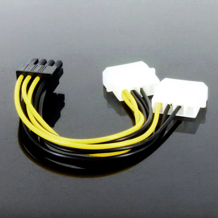 8Pin%20Male%20To%20Dual%204Pin%20Male%20Video%20Card%20Power%20Cord%208%20Pin%20PCI%20Express%20To%20Dual%204%20Pin%20Molex%20Graphics%20Card%20Power%20Cable%20-%20Image%204