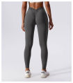 Yoga Pants Back V-Waist Fitness Hip Lift Honey Peach Hip Sports Tights No Awkwardness Thread Warp Hip Long Pants. 