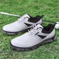 LiXingMing Golf Shoes Men X6 White Light Water proof Anti-slip studs Golf Sport Shoes Outdoor Training Golf Coach Sneakers40-47#. 