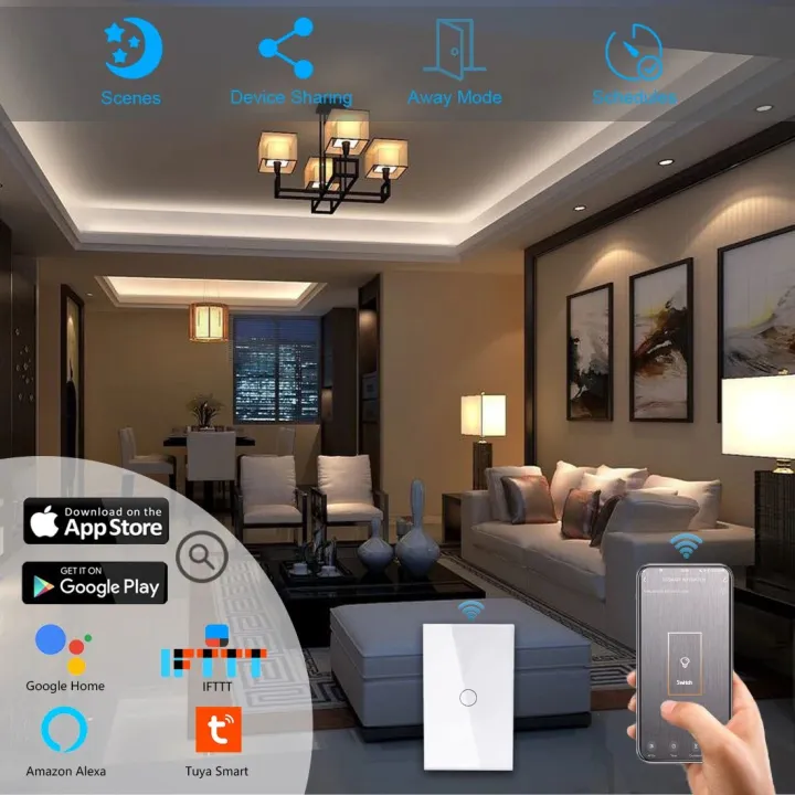 Work%20with%20Tuya%20APP%20US%20WiFi%20Smart%20Wall%20Switch%20RF433%201/2/3%20Gang%20No%20Neutral%20Wire%20Touch%20Light%20Switches%20Smart%20Home%20Alexa%20%20Home%20-%20Image%202