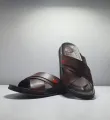 Clarks|Medicated slippers for mens|Upper Geniune leather|PU medicted sole|Washable and comfortable|Cros patti design. 