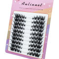 Fox False Eyelashes 1 box 80 Bundles Mink Eyelashes Extension Natural Volume Faux Eyelashes 3D Russian 8-13mm Mix Lashes Makeup.