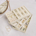 Velvet Jewelry Box Display Tray Drawer Storage Jewellery Holder For Ring Earrings Necklace Bracelet Soft Velvet Organizer Case. 