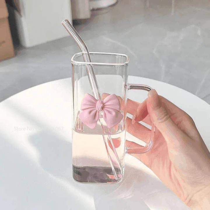 350ML%20Square%20Mug%20with%20Lids%20and%20Straws%20with%20Bow%20Water%20Cup%20Household%20Cup%20Female%20Milk%20Coffee%20Cups%20with%20Pink%20Handle%20Gift%20-%20Image%203
