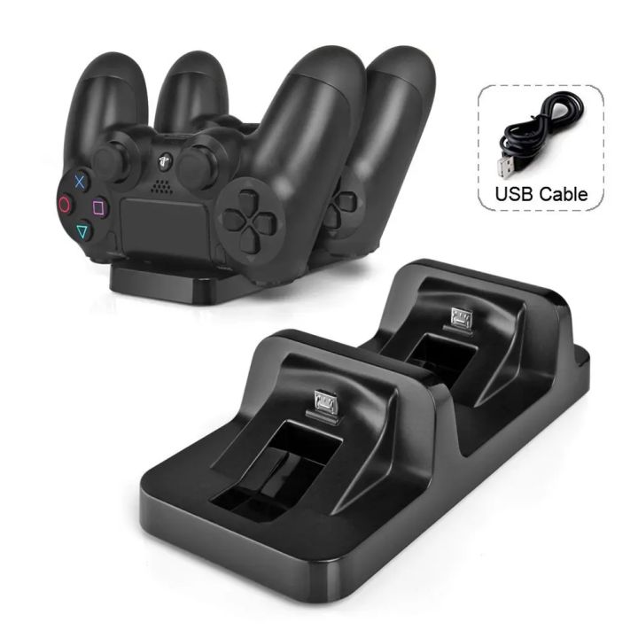 Wholesale PS4 Controller Charger Fast Charging Dock Gaming Controller Stand Station for Playstation 4 Games Console Accessories