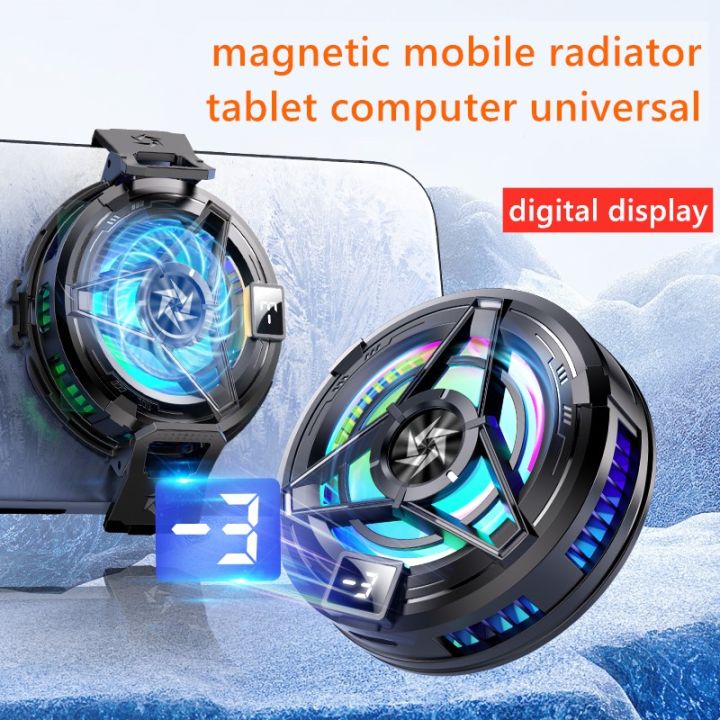 Magnetic%20mobile%20phone%20radiator%20with%20temperature%20display%20For%20iPhone%20Xiaomi%20Huawei%20Samsung%20mobile%20phone%20back%20clip%20fan%20game%20cooler%20-%20Image%204