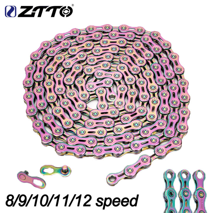 ZTTO MTB Road Bike Colorful Chain 8s 9s 10s 11s 12s Speed Chain ...