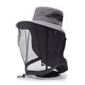 Mosquito Net Sun Hat for Men Women UV Protection Wide Brim Bucket Hat with Netting Adjustable Chin Strap for Fishing Hiking Gard.