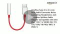 OnePlus Type C to 3.5 mm Jack Audio Connector Noise Cancelling Headphones Jack Converter Splitter Audio Adapter Compatible with One Plus 11R/ 11/ NORD CE/ 2T/ 10T/ 10R/ 10 PRO/ 9RT/ 9 PRO/ 9. 