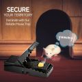 Heavy Duty Rat Trap Reusable Plastic Mouse Traps for House, Small and Large Rat Traps Quick Effective Snap Traps, Easy to Set Mice Trap Mouse Catcher, Reusable Mousetrap, Safe Mice Trap for Indoor Outdoor Home Garden for all typ rats. 
