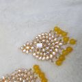 Gold Plated Eaarrings with Bindia tika. 