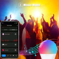 Tuya E27 Led Lamp App Control Bluetooth /WiFi Led Light Bulbs 15W RGB CW WW Smart Bulb Works With  Alexa  Assistant. 