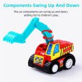 6/12Pcs Mini Inertial Pull Back Engineering Car Set Child Kids Cartoon Toys Birthday . 