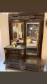 King Size Bed with Dressing table and Side table. 
