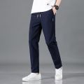 Men's Trousers Casual Solid Breathable Slim Straight Pants Male Joggers Thin Quick Dry Sweatpants Sports Pants Hiking Pants Men. 