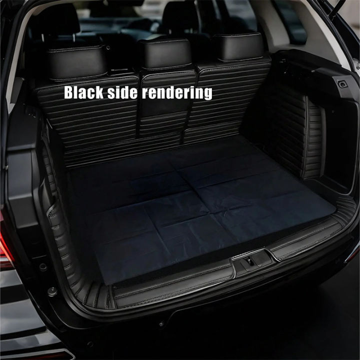 1 piece of 27.5x47.2 inch universal waterproof luggage compartment mat, suitable for cars/SUVs/trucks - foldable, anti fouling
