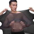 1pcs Men's Ultrathin Thermal Underwear High elasticity Plus Size Constant Temperature Seamless Long Sleeve Bottoming Tops.