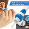 Electric Ear Wax Removal Kit Ear Cleaner Portable Automatic Electric Vacuum Ear Wax Earwax Remover Ear-Pick Clean Tools Set.