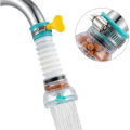 Plastic Faucet Water Saving Filter Rotating Spray Tap Nozzle for Kitchen Bathroom Accessories. 