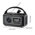 Portable Emergency Radio Solar Hand Crank AM/FM/NOAA Weather Radio Power Bank Flashlight SOS Alarm Outdoor Survival Supplies. 